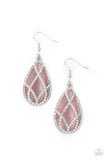 Crawling With Couture Pink Earring