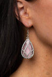 Crawling With Couture Pink Earring