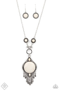 Majestic Mountaineer White Necklace